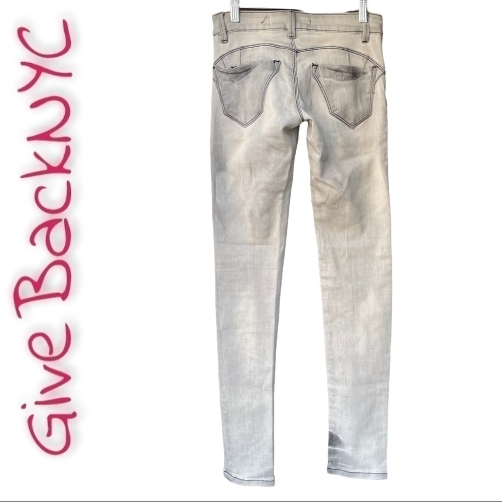 funky soul Jeggings in Light Gray and Black Size 0 - Picture 2 of 4